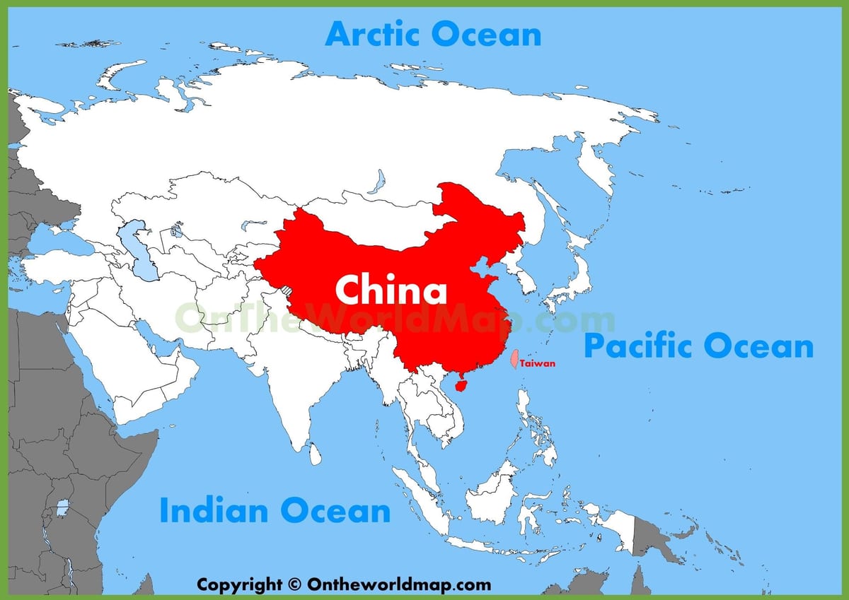 China asia ramani