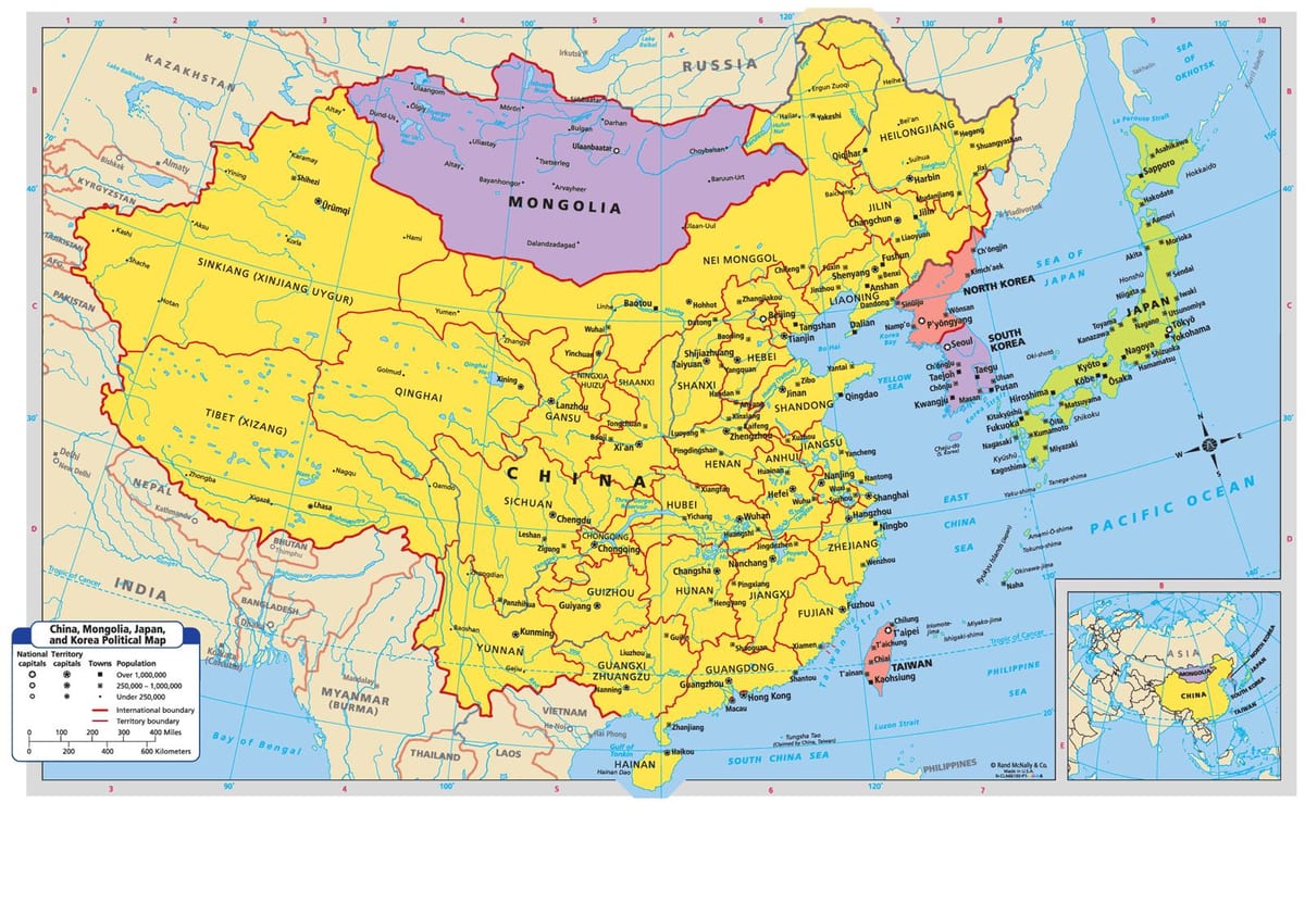 ramani kwa ajili ya China