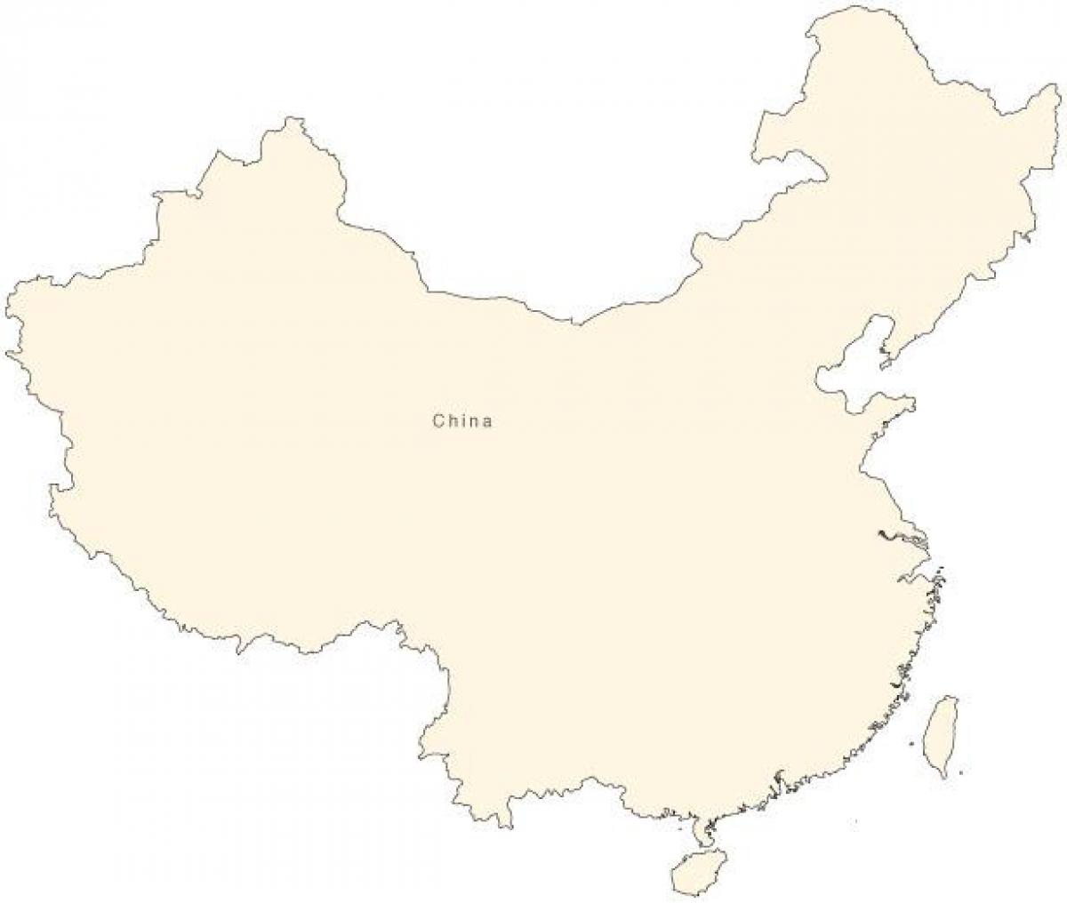 China rahisi ramani