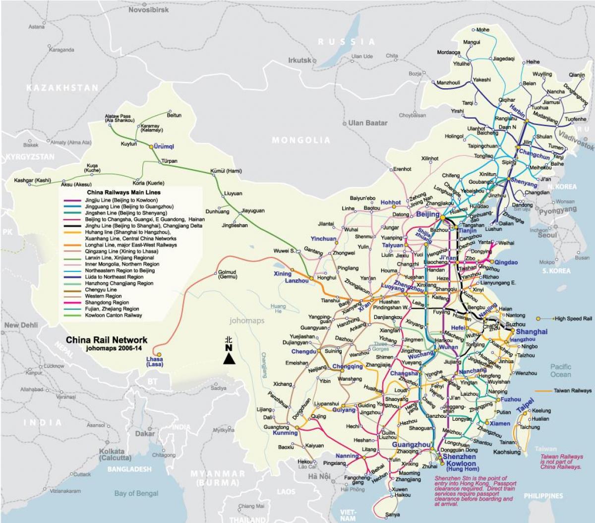 China mafunzo kwa haraka ramani