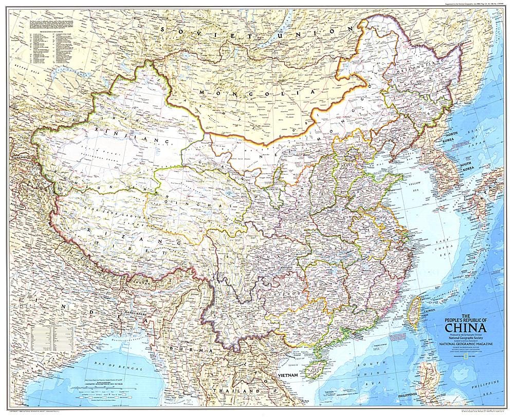 ramani ya jamhuri ya China