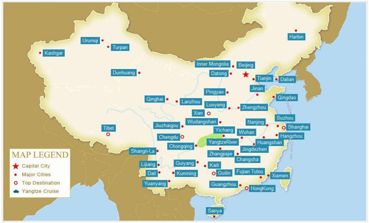 ramani ya miji ya china