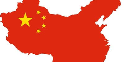China ramani bendera