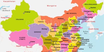 China ramani na marekani