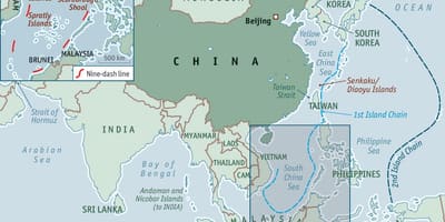 Ramani ya China islands
