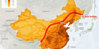 China kusini ramani