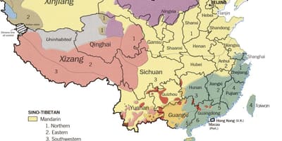 Lugha ramani ya China