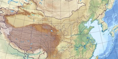Misaada ramani ya China