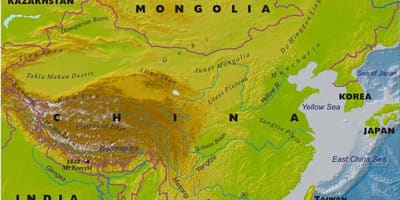 China ramani ya kimwili
