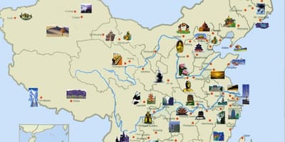 Ramani ya utalii ya China