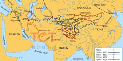 Ramani ya silk road katika China ya kale