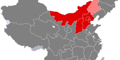 Ramani ya kaskazini ya China