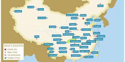 Ramani ya miji ya china