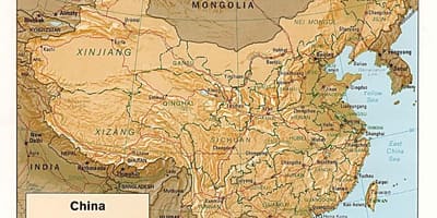 Kijiografia ramani China