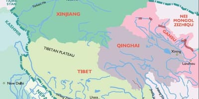 Ramani ya magharibi ya China