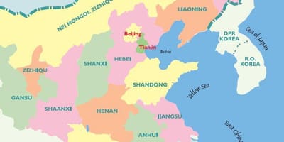 Ramani ya mashariki ya China