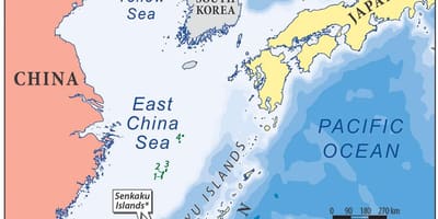 Ramani ya mashariki ya China sea