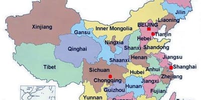 Mkoa ramani China