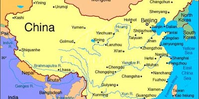 China ramani ya kina