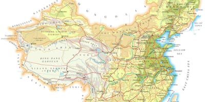 China ramani topography